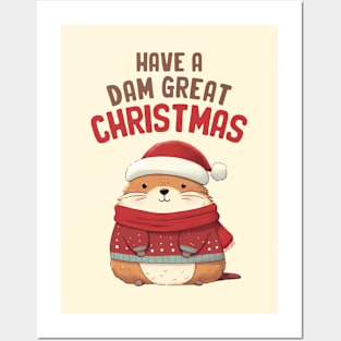 Have A Dam Great Christmas Marmot Posters and Art